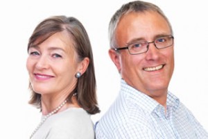 Older couple with good teeth